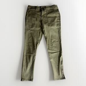 Sanctuary Standard Surplus Utility Pants Women’s 27 Beige Zip Ankle Stretch